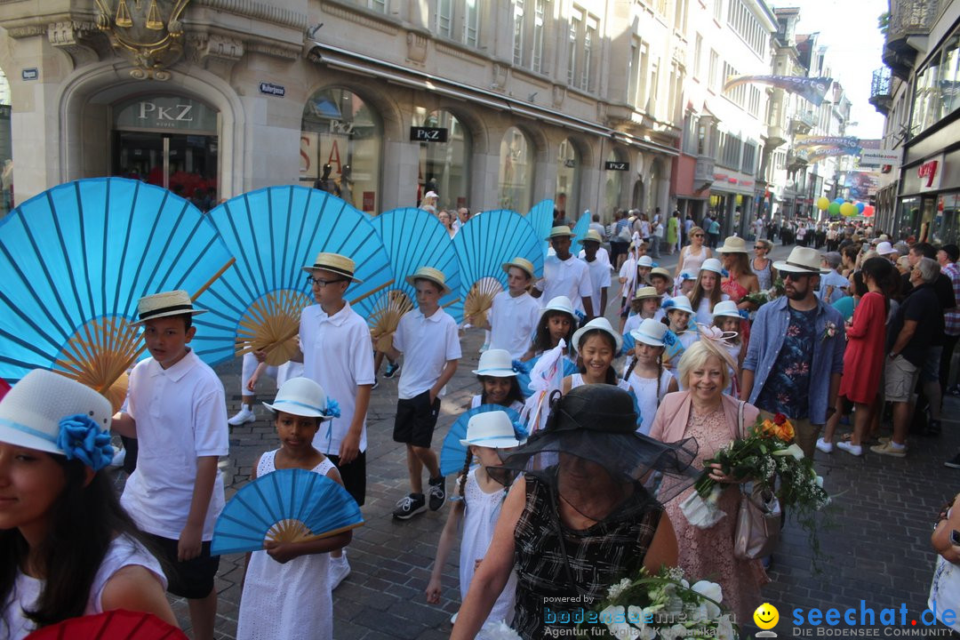 Kinderfest mit 30.000 Besuchern: St. Gallen, 20.06.2018