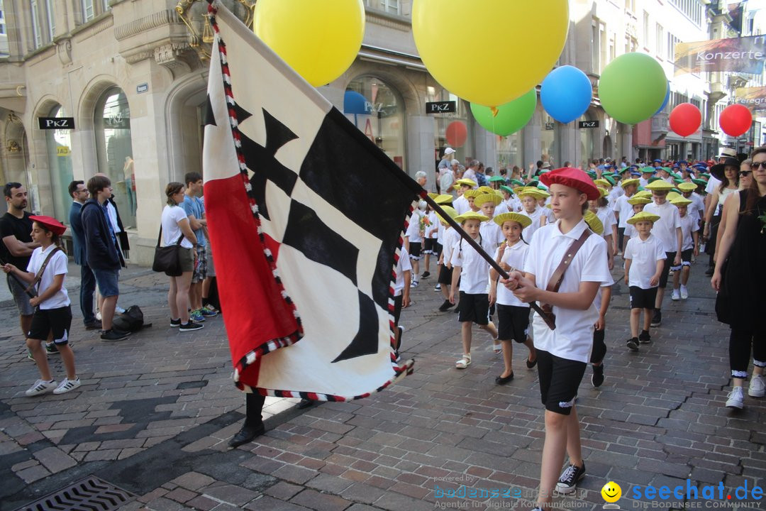 Kinderfest mit 30.000 Besuchern: St. Gallen, 20.06.2018