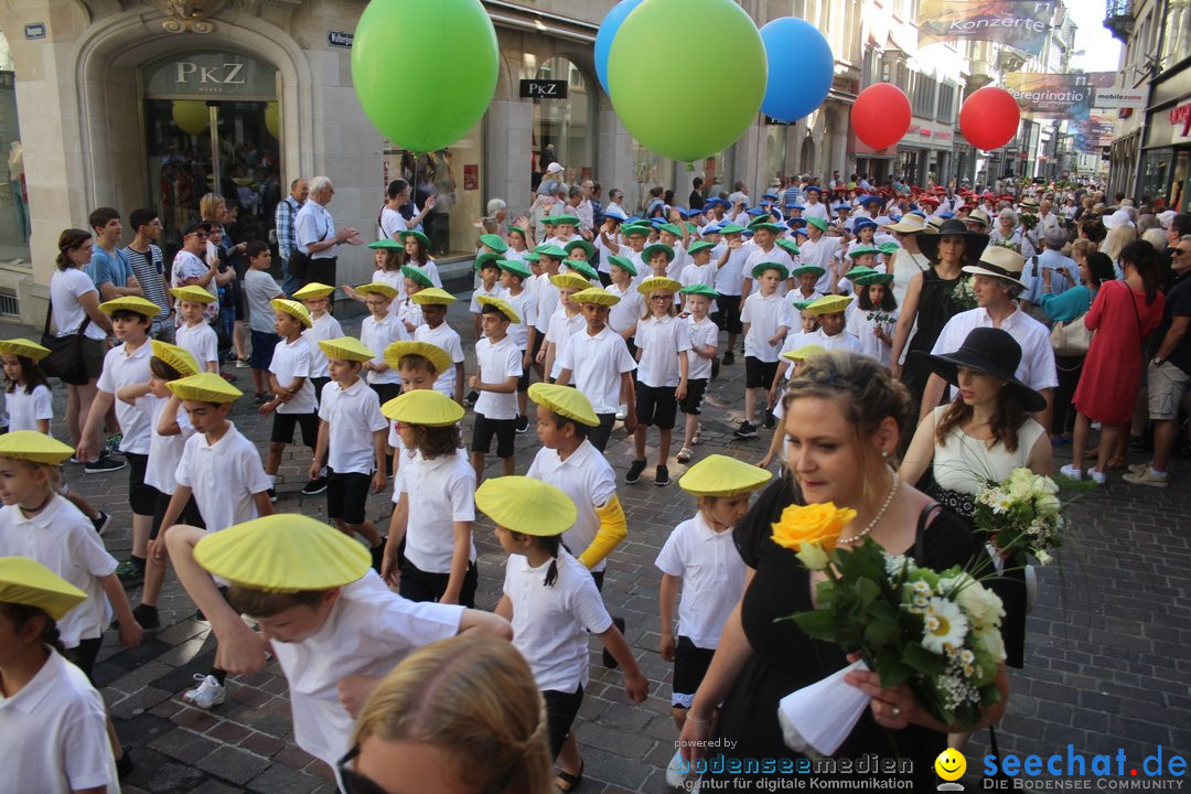 Kinderfest mit 30.000 Besuchern: St. Gallen, 20.06.2018