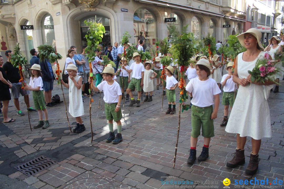 Kinderfest mit 30.000 Besuchern: St. Gallen, 20.06.2018