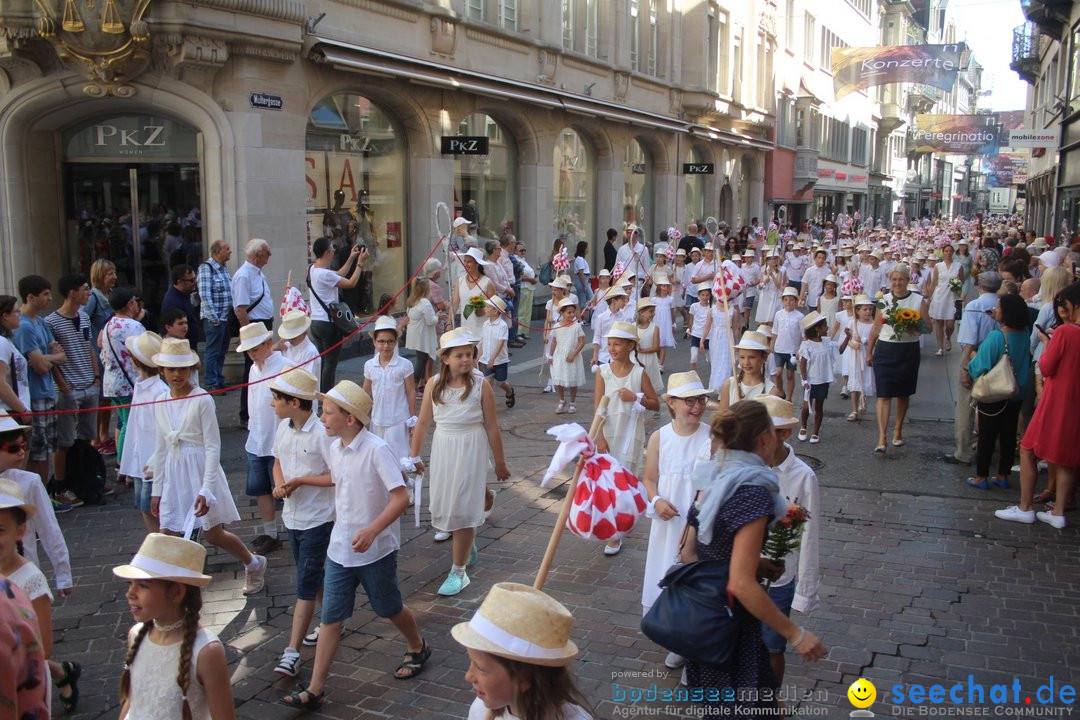 Kinderfest mit 30.000 Besuchern: St. Gallen, 20.06.2018