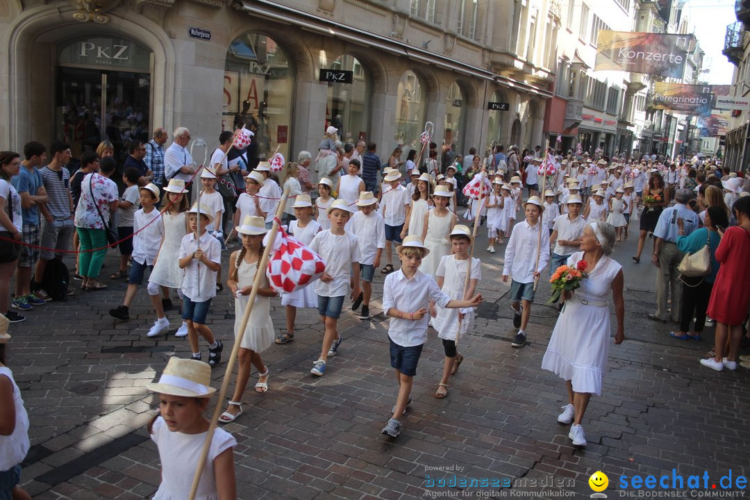 Kinderfest mit 30.000 Besuchern: St. Gallen, 20.06.2018