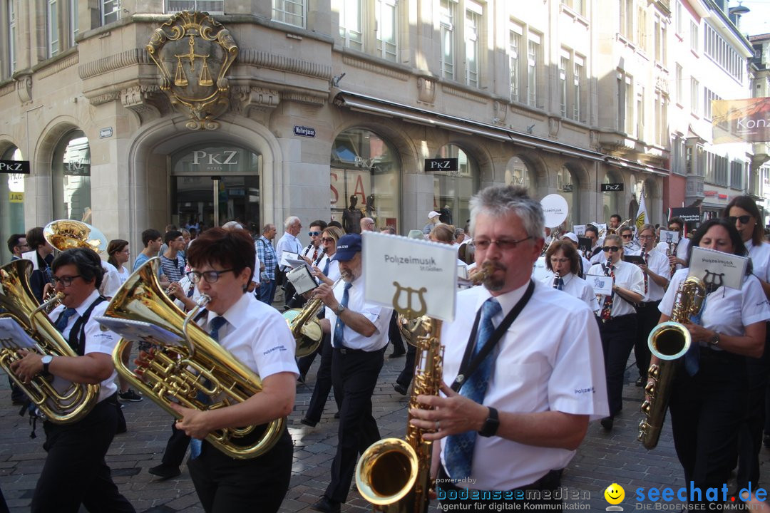 Kinderfest mit 30.000 Besuchern: St. Gallen, 20.06.2018