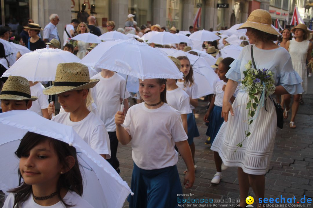 Kinderfest mit 30.000 Besuchern: St. Gallen, 20.06.2018