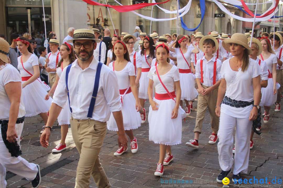 Kinderfest mit 30.000 Besuchern: St. Gallen, 20.06.2018