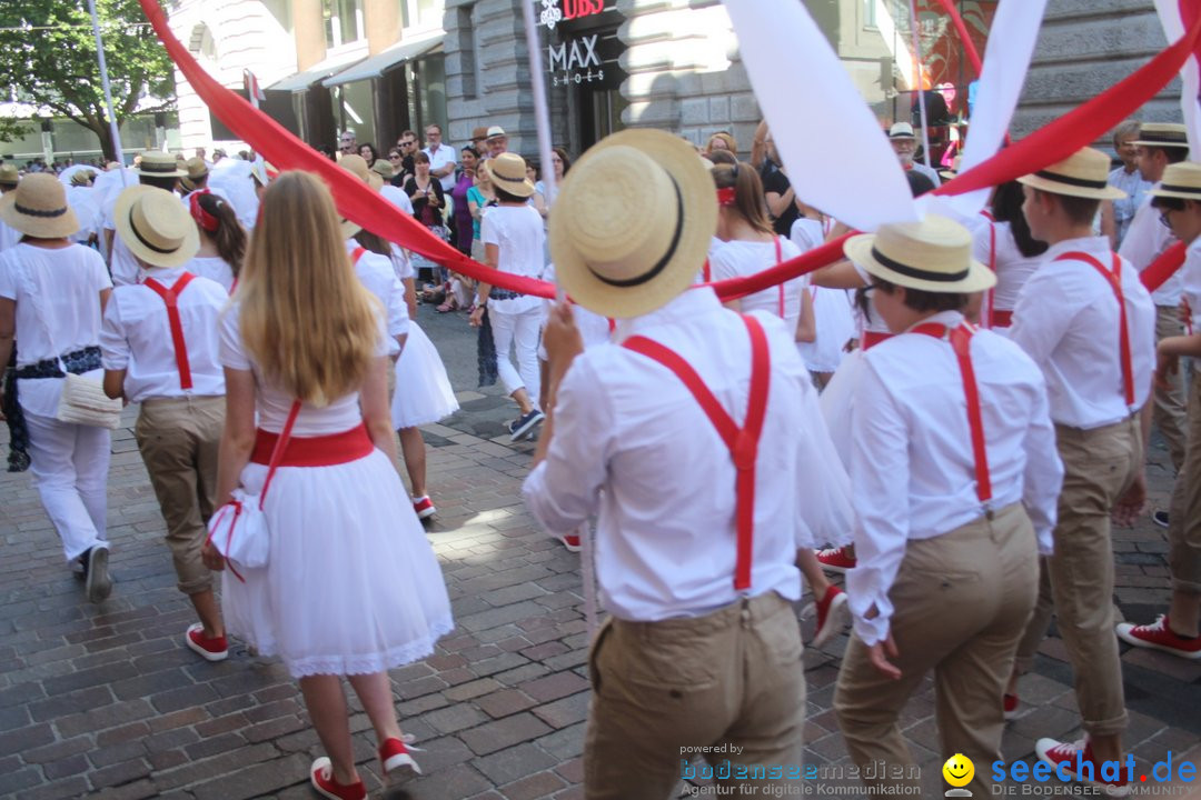 Kinderfest mit 30.000 Besuchern: St. Gallen, 20.06.2018