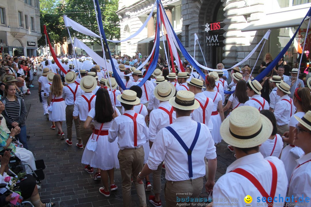 Kinderfest mit 30.000 Besuchern: St. Gallen, 20.06.2018