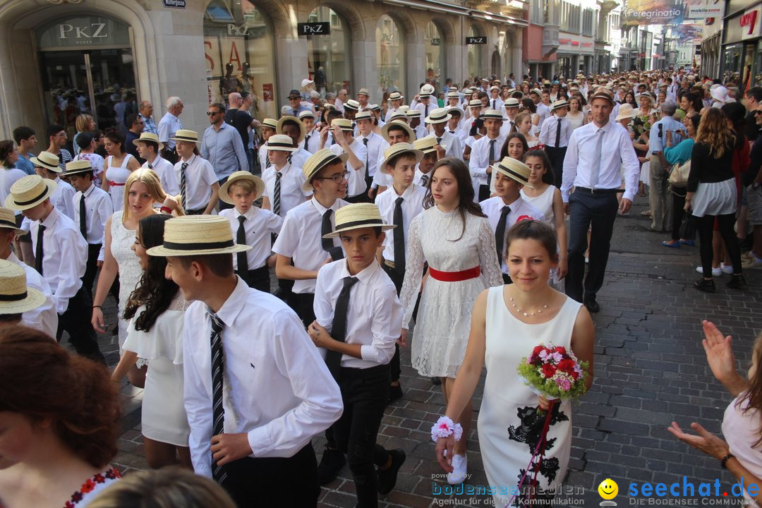 Kinderfest mit 30.000 Besuchern: St. Gallen, 20.06.2018