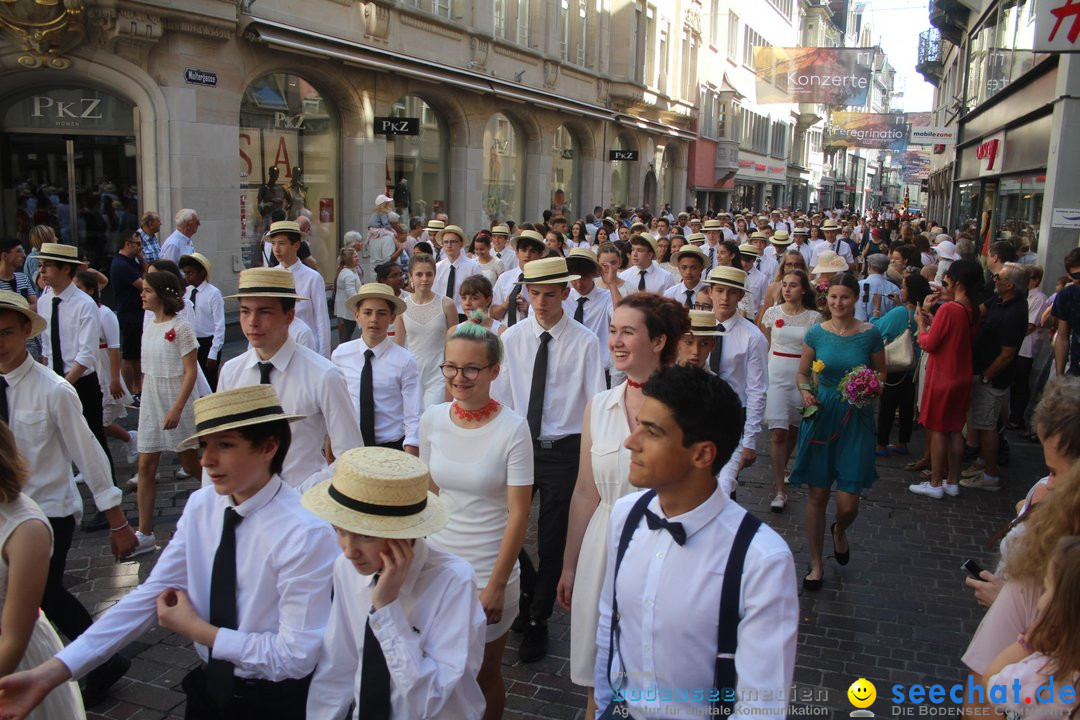 Kinderfest mit 30.000 Besuchern: St. Gallen, 20.06.2018