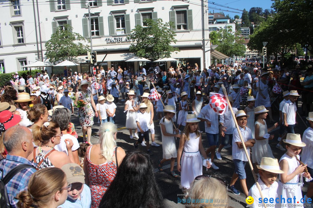 Kinderfest mit 30.000 Besuchern: St. Gallen, 20.06.2018