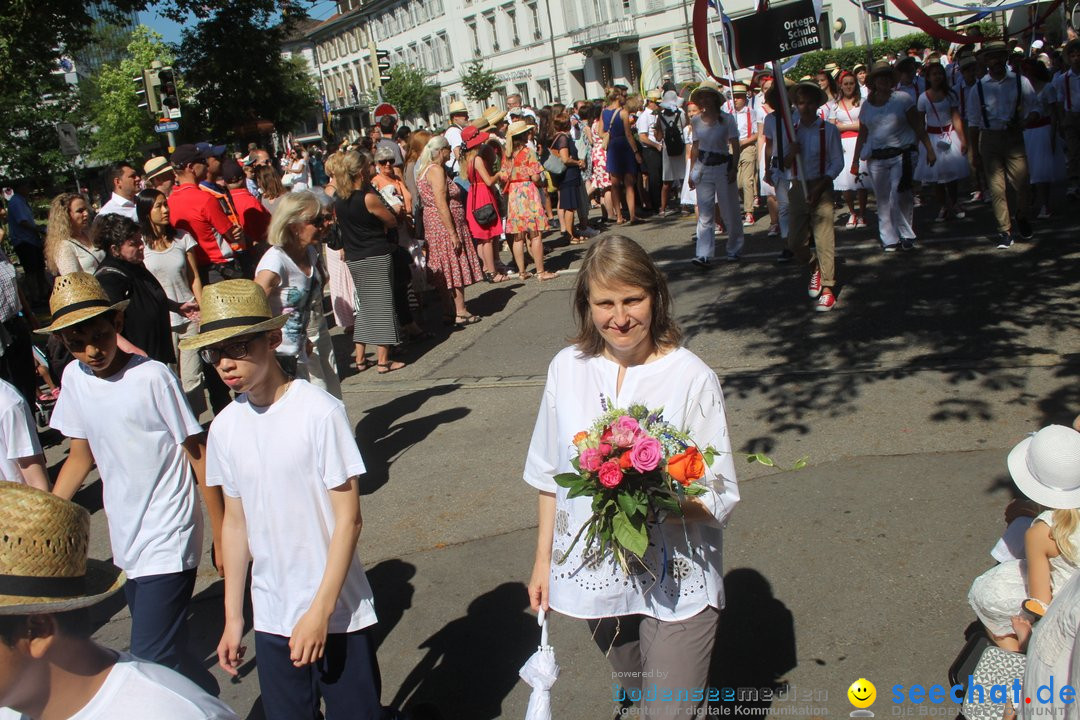 Kinderfest mit 30.000 Besuchern: St. Gallen, 20.06.2018