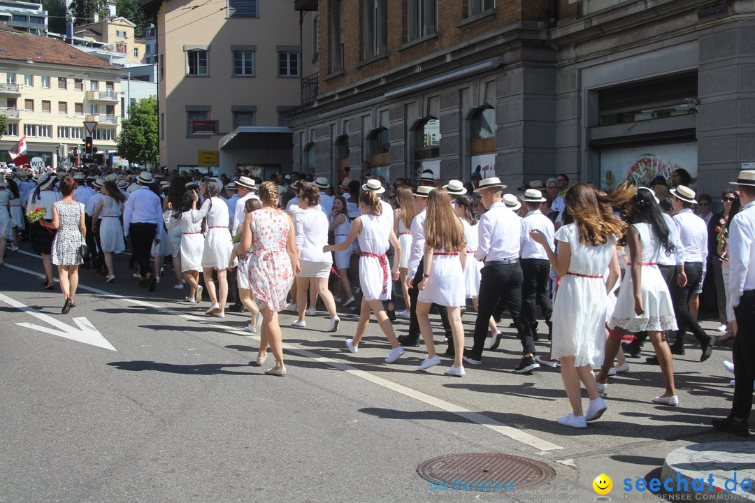 Kinderfest mit 30.000 Besuchern: St. Gallen, 20.06.2018