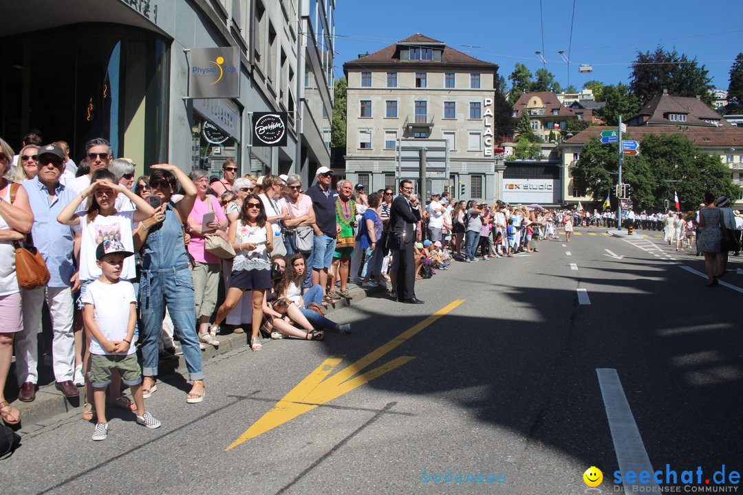 Kinderfest mit 30.000 Besuchern: St. Gallen, 20.06.2018