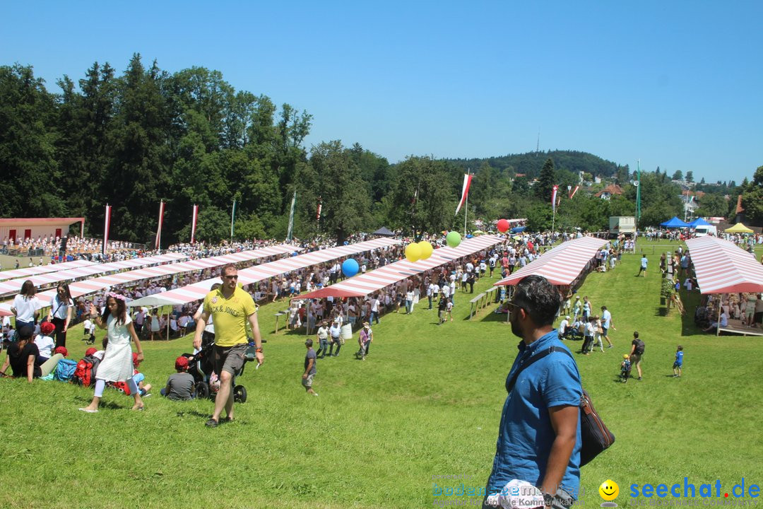 Kinderfest mit 30.000 Besuchern: St. Gallen, 20.06.2018