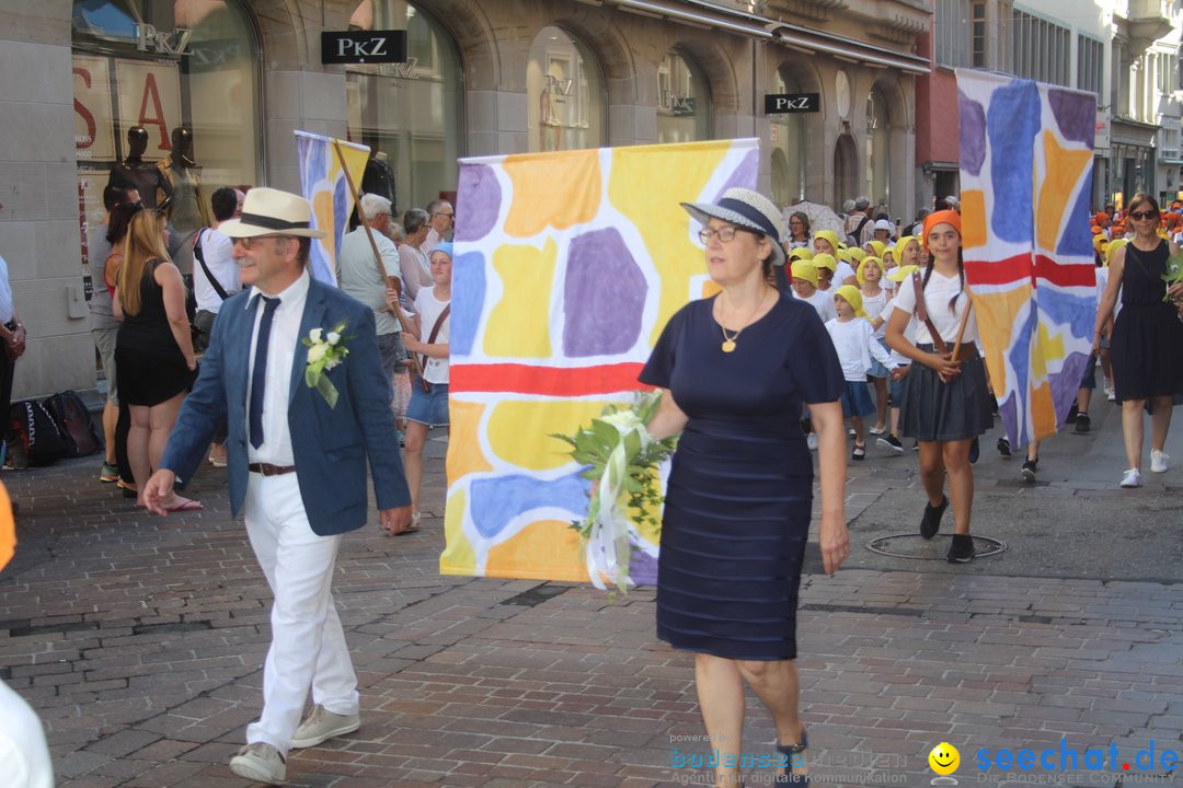 Kinderfest mit 30.000 Besuchern: St. Gallen, 20.06.2018