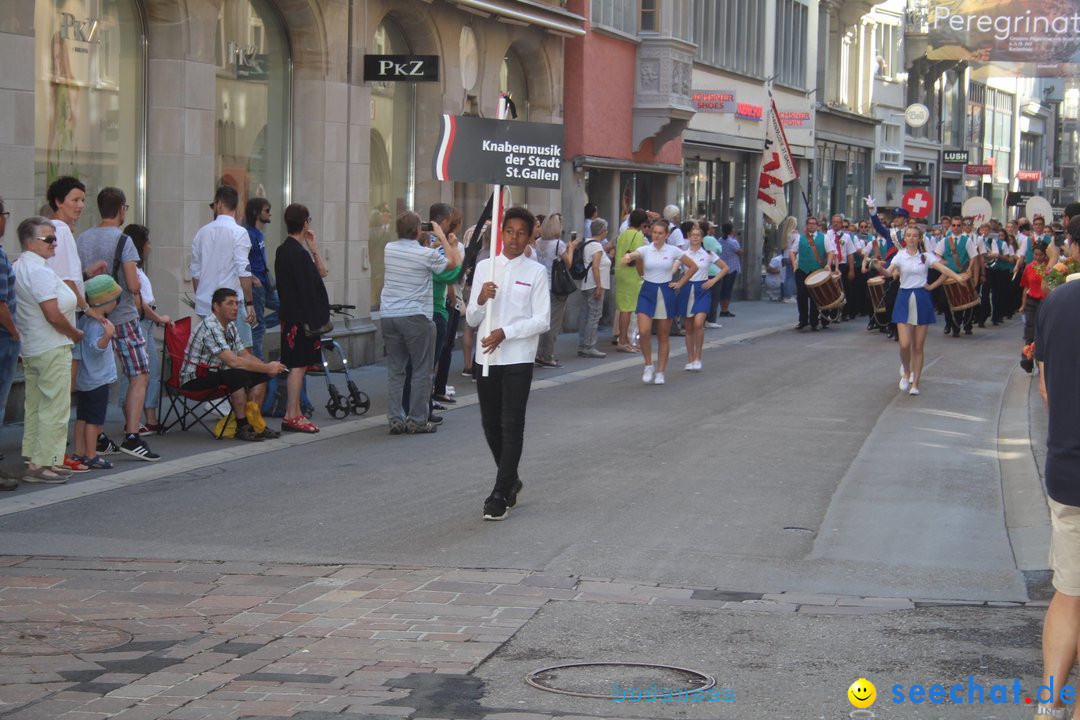 Kinderfest mit 30.000 Besuchern: St. Gallen, 20.06.2018