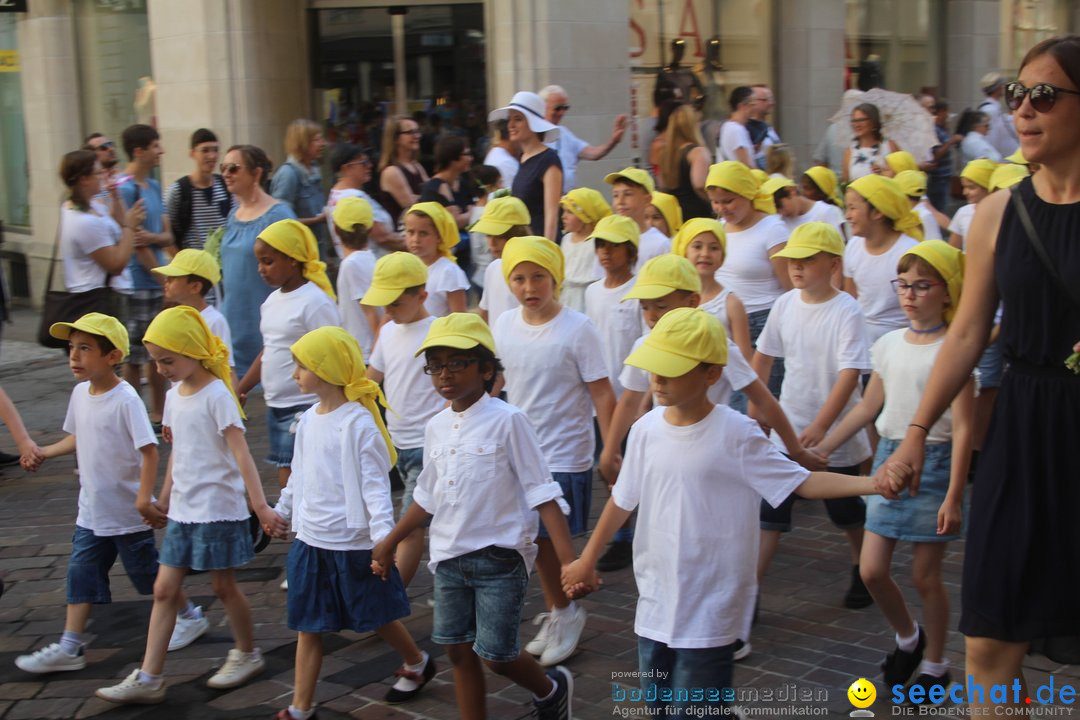 Kinderfest mit 30.000 Besuchern: St. Gallen, 20.06.2018