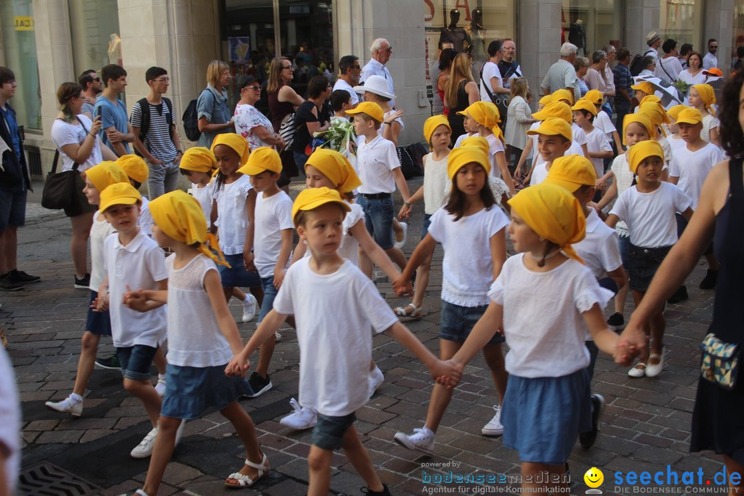 Kinderfest mit 30.000 Besuchern: St. Gallen, 20.06.2018