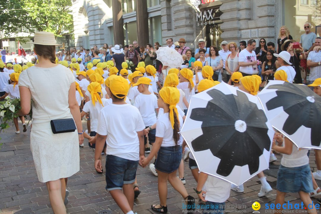 Kinderfest mit 30.000 Besuchern: St. Gallen, 20.06.2018