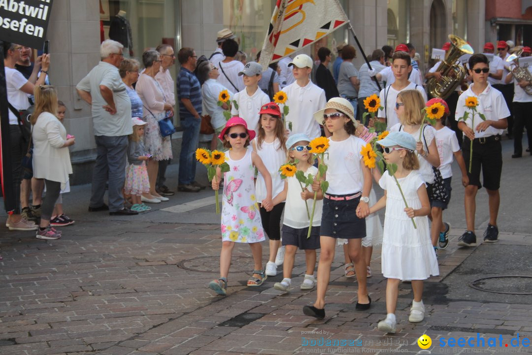 Kinderfest mit 30.000 Besuchern: St. Gallen, 20.06.2018