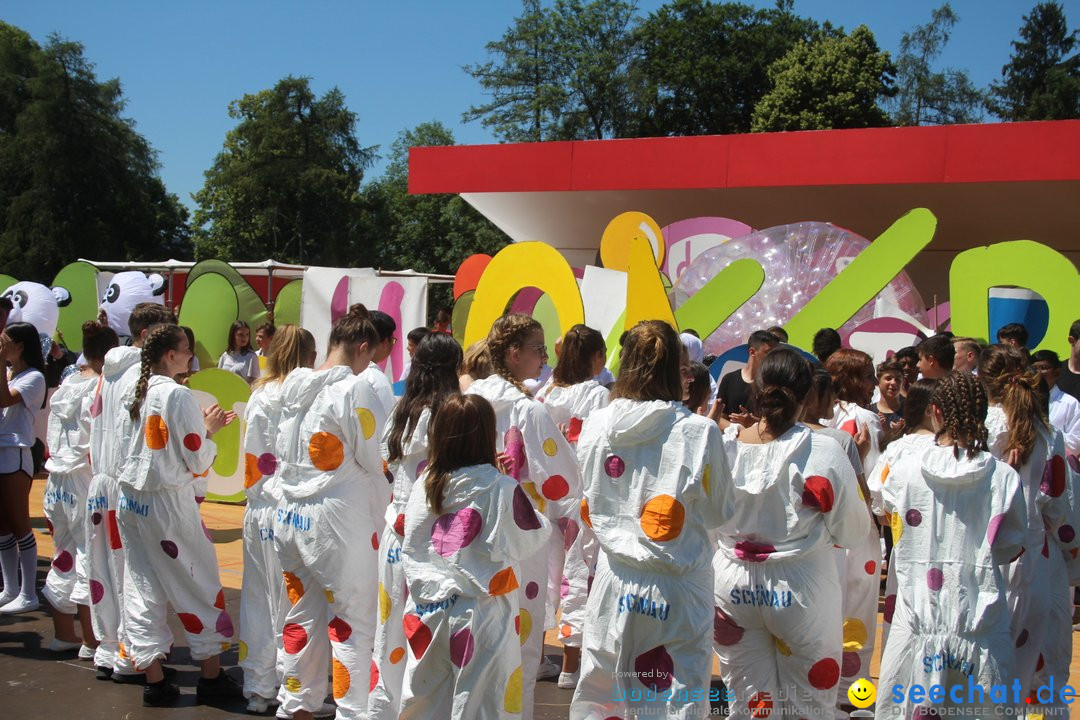 Kinderfest mit 30.000 Besuchern: St. Gallen, 20.06.2018