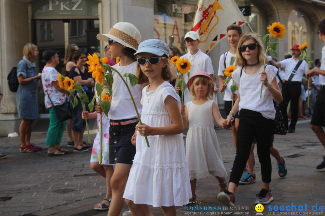 Kinderfest mit 30.000 Besuchern: St. Gallen, 20.06.2018