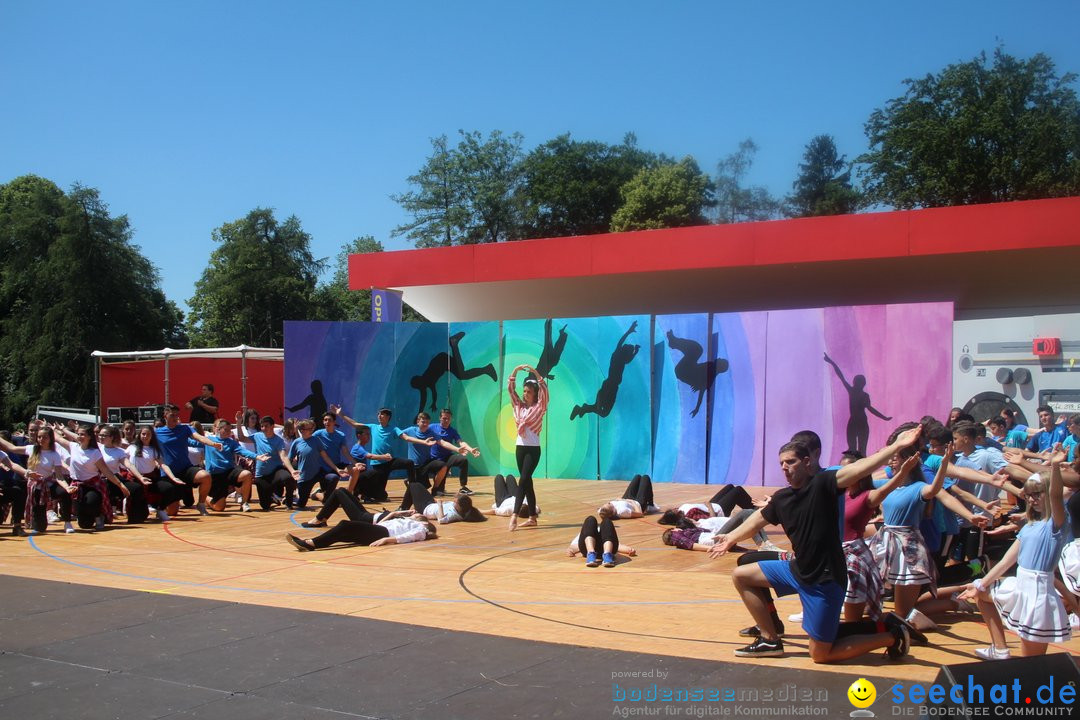 Kinderfest mit 30.000 Besuchern: St. Gallen, 20.06.2018