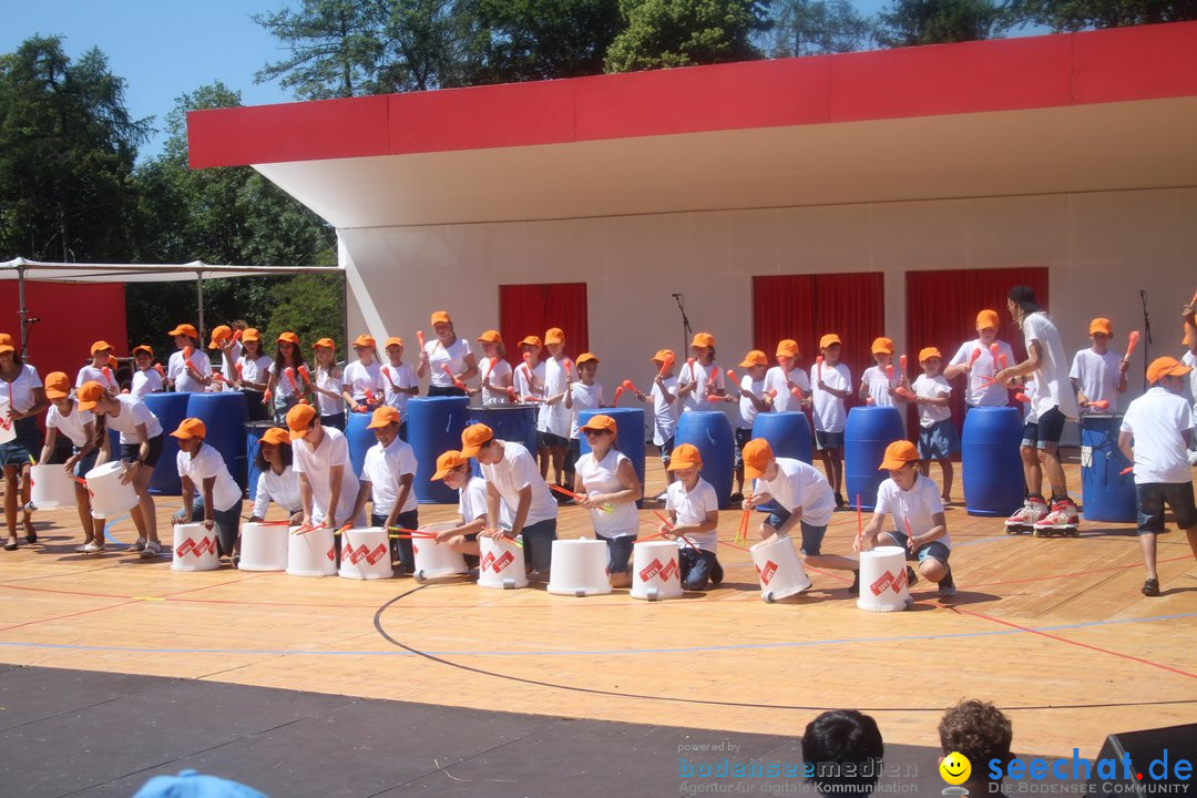 Kinderfest mit 30.000 Besuchern: St. Gallen, 20.06.2018