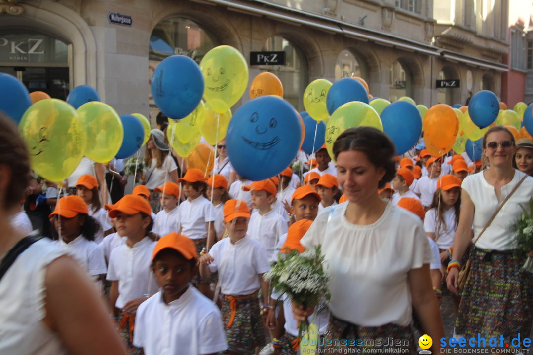 Kinderfest mit 30.000 Besuchern: St. Gallen, 20.06.2018