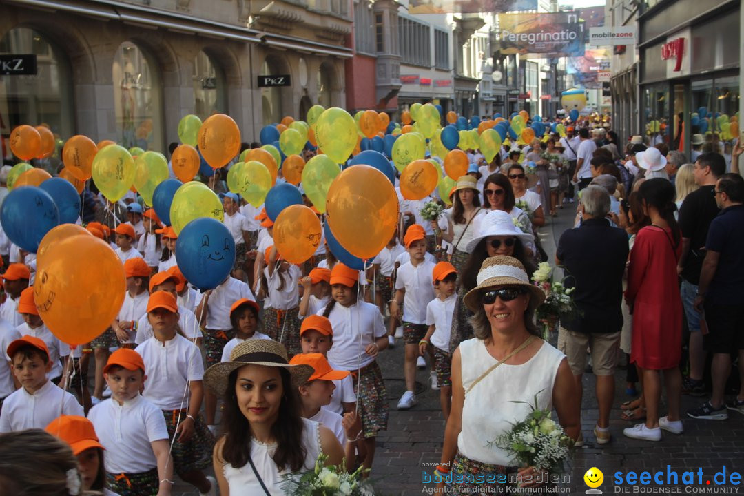 Kinderfest mit 30.000 Besuchern: St. Gallen, 20.06.2018