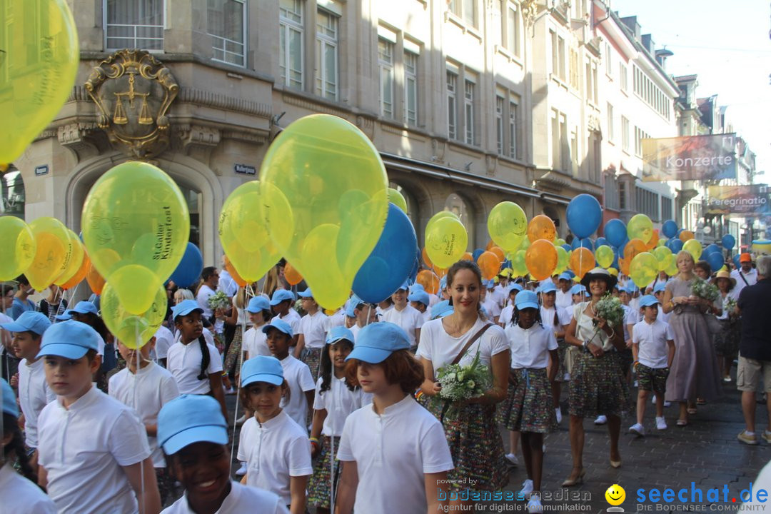 Kinderfest mit 30.000 Besuchern: St. Gallen, 20.06.2018