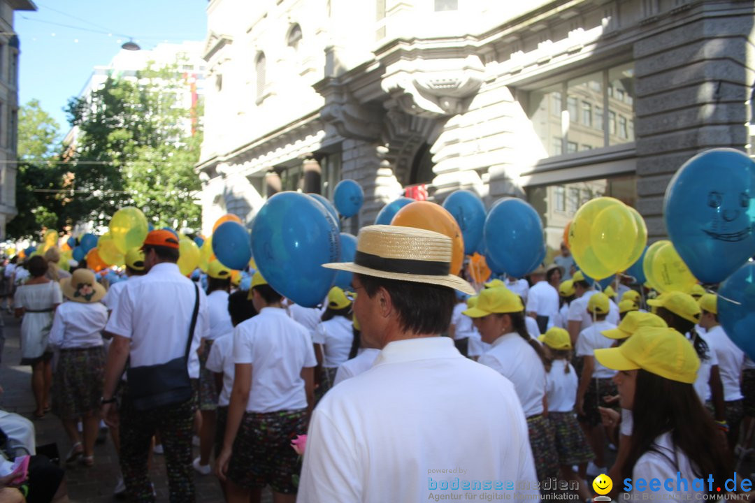 Kinderfest mit 30.000 Besuchern: St. Gallen, 20.06.2018