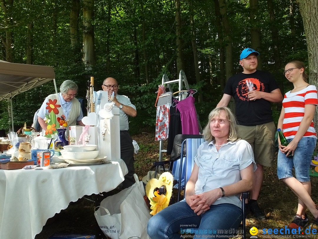 Waldflohmarkt: Mengen-Rosna, 07.07.2018