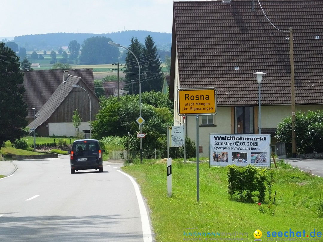 Waldflohmarkt: Mengen-Rosna, 07.07.2018