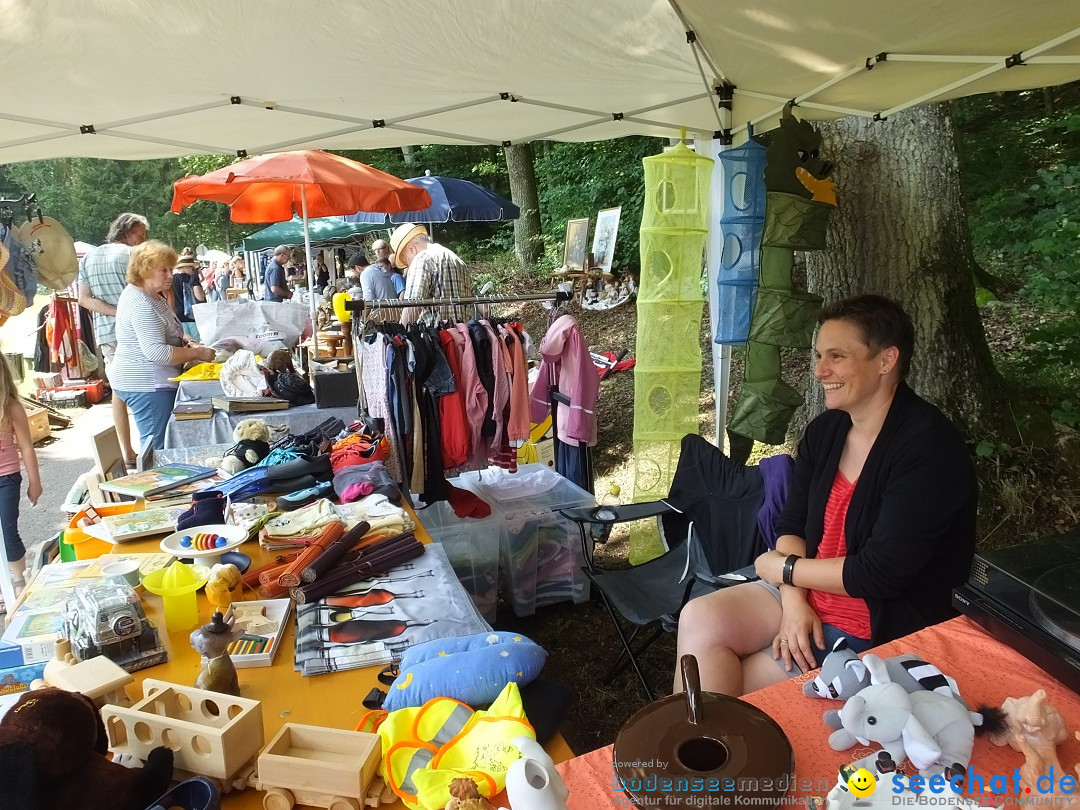 Waldflohmarkt: Mengen-Rosna, 07.07.2018