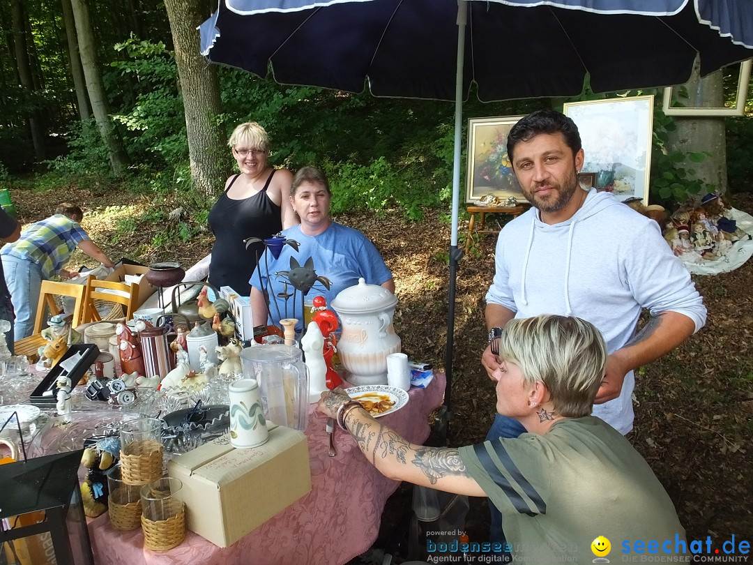 Waldflohmarkt: Mengen-Rosna, 07.07.2018