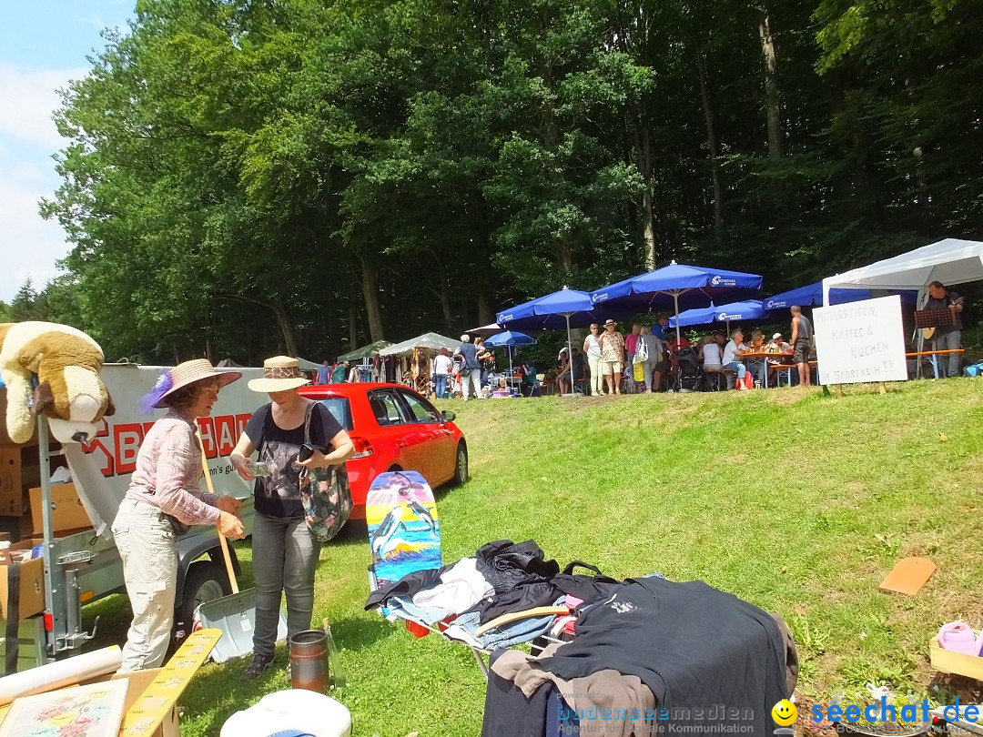 Waldflohmarkt: Mengen-Rosna, 07.07.2018