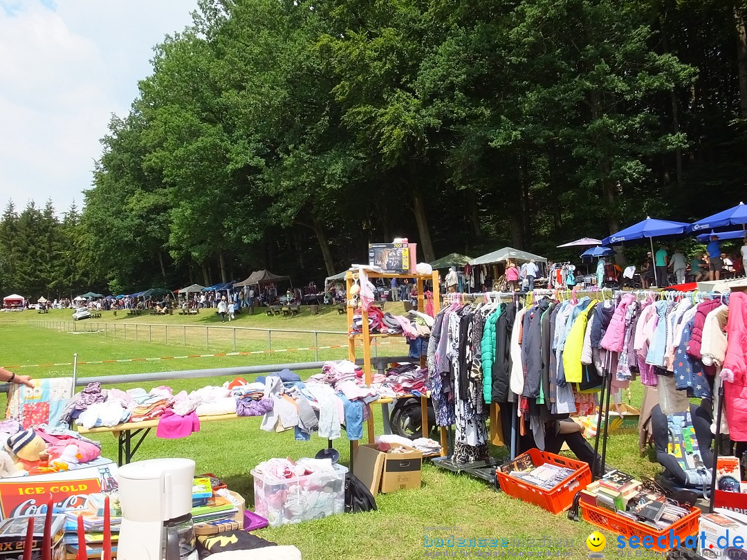 Waldflohmarkt: Mengen-Rosna, 07.07.2018