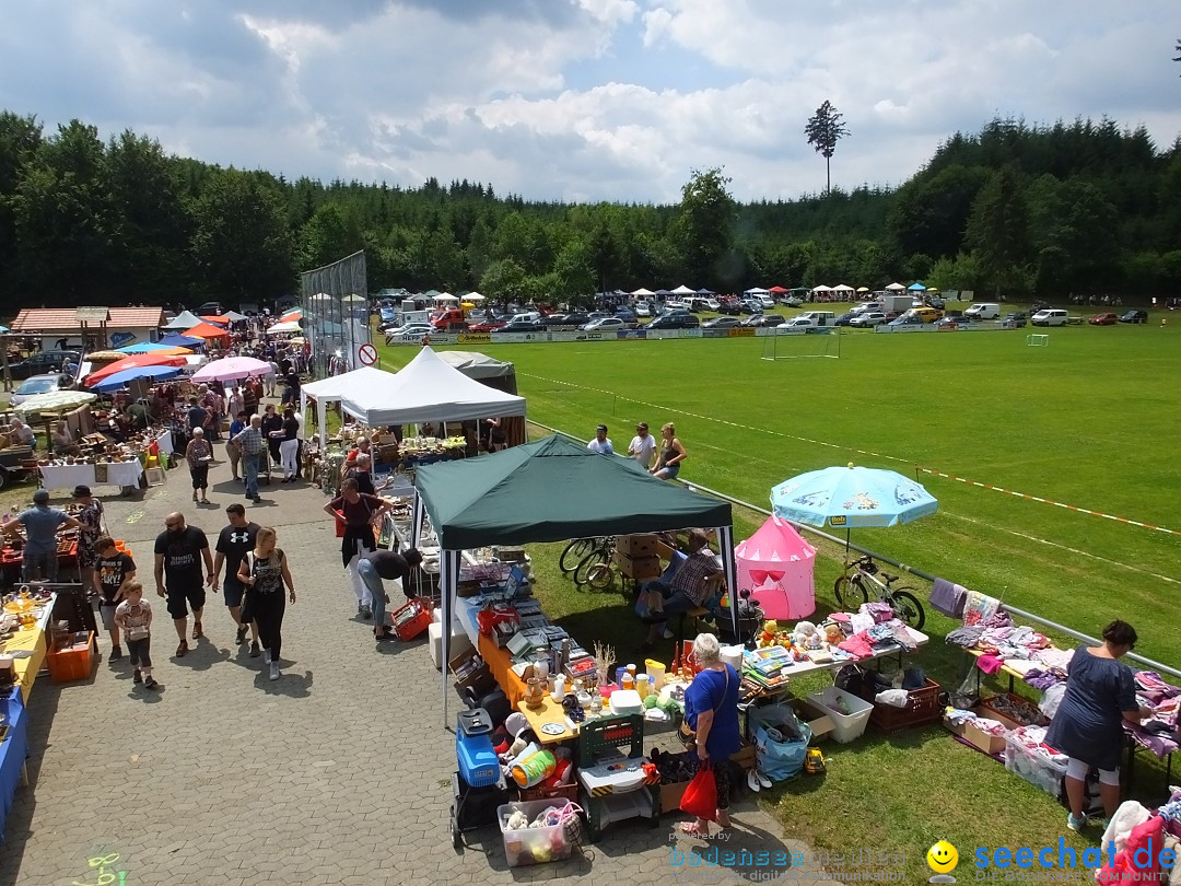 Waldflohmarkt: Mengen-Rosna, 07.07.2018