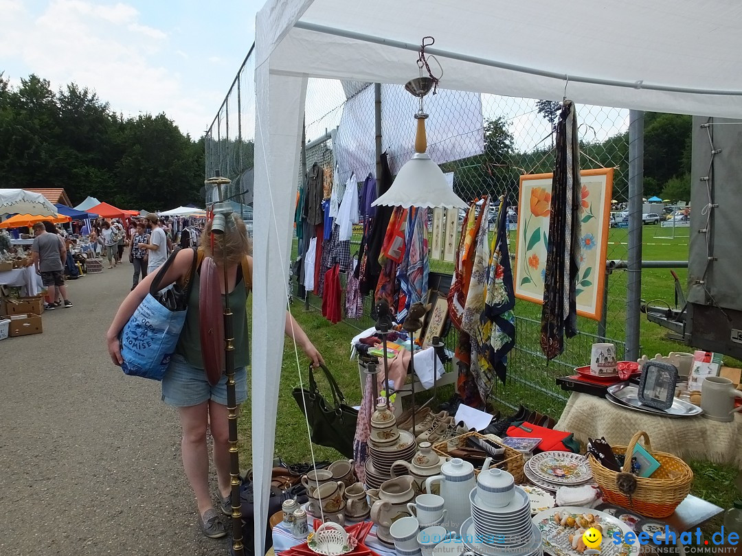 Waldflohmarkt: Mengen-Rosna, 07.07.2018