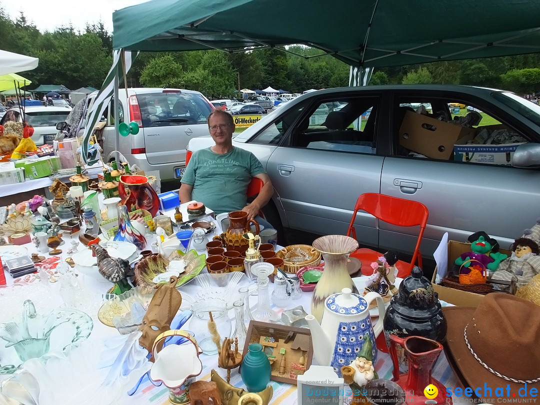 Waldflohmarkt: Mengen-Rosna, 07.07.2018