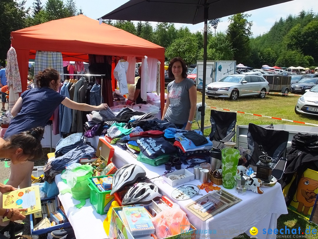 Waldflohmarkt: Mengen-Rosna, 07.07.2018