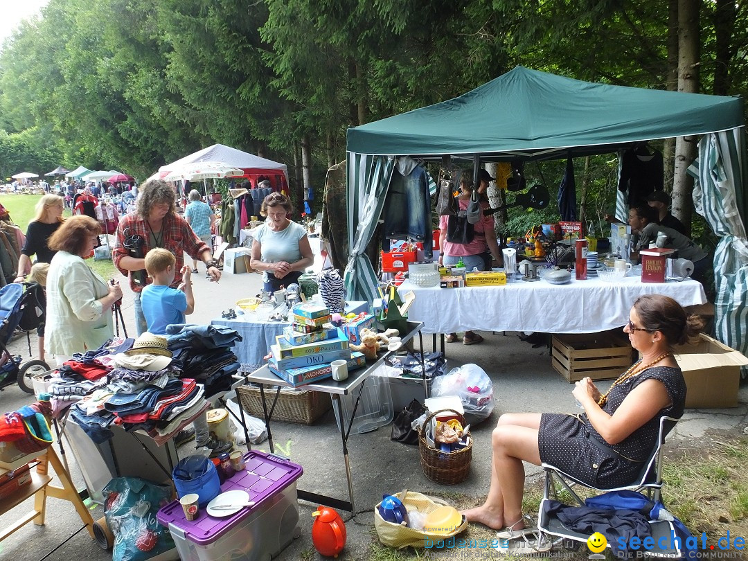 Waldflohmarkt: Mengen-Rosna, 07.07.2018