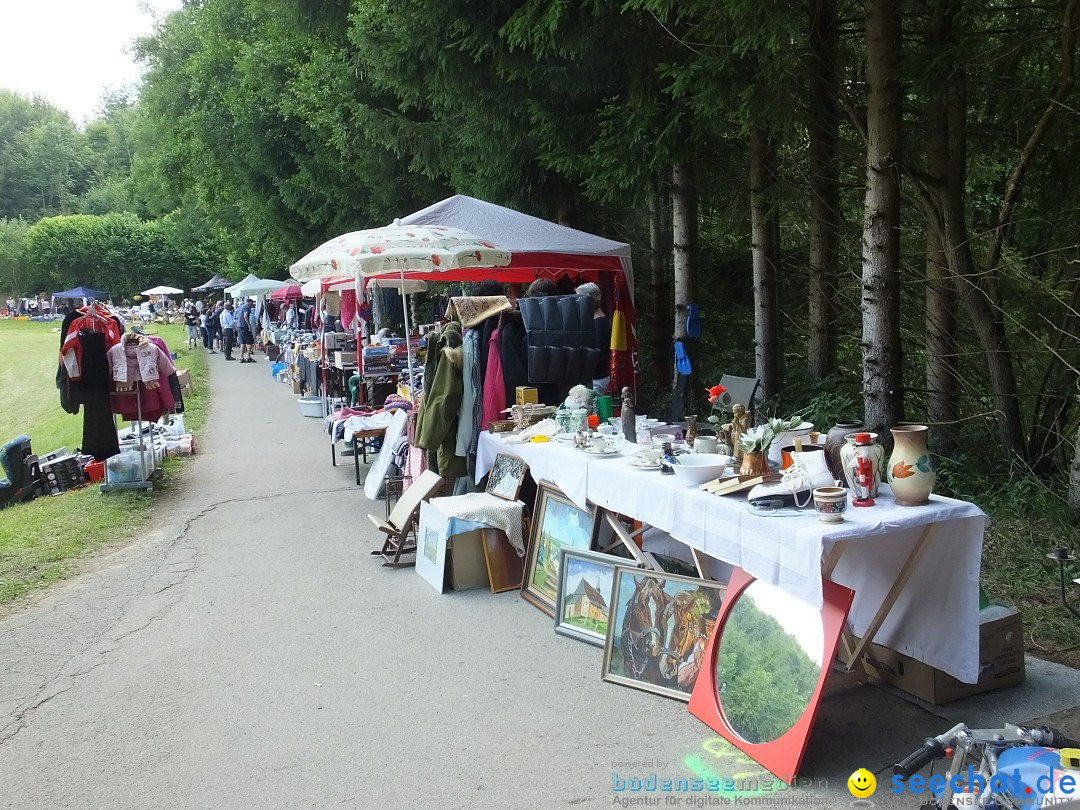 Waldflohmarkt: Mengen-Rosna, 07.07.2018