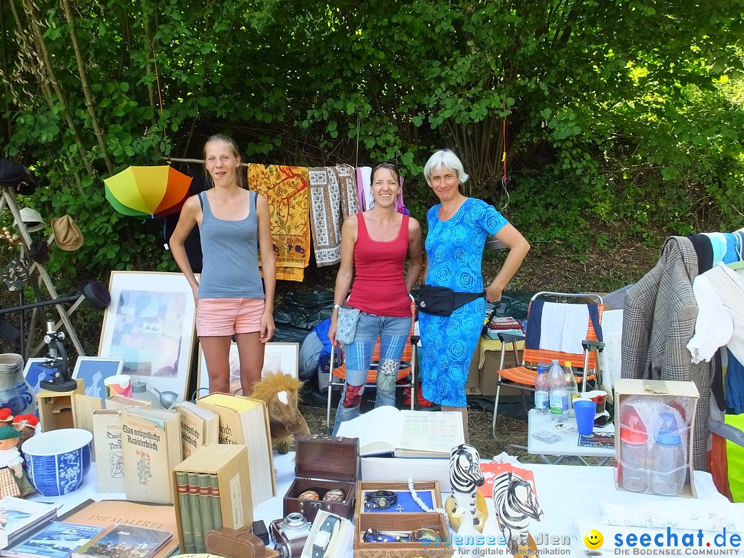 Waldflohmarkt: Mengen-Rosna, 07.07.2018