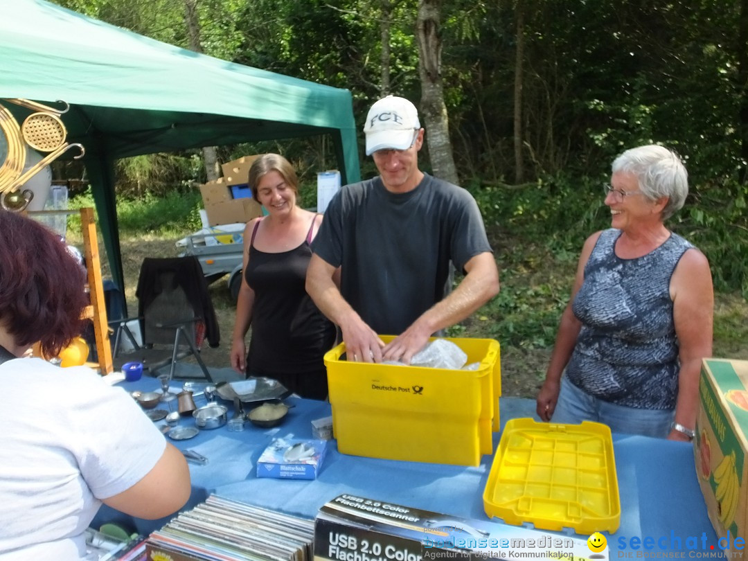 Waldflohmarkt: Mengen-Rosna, 07.07.2018