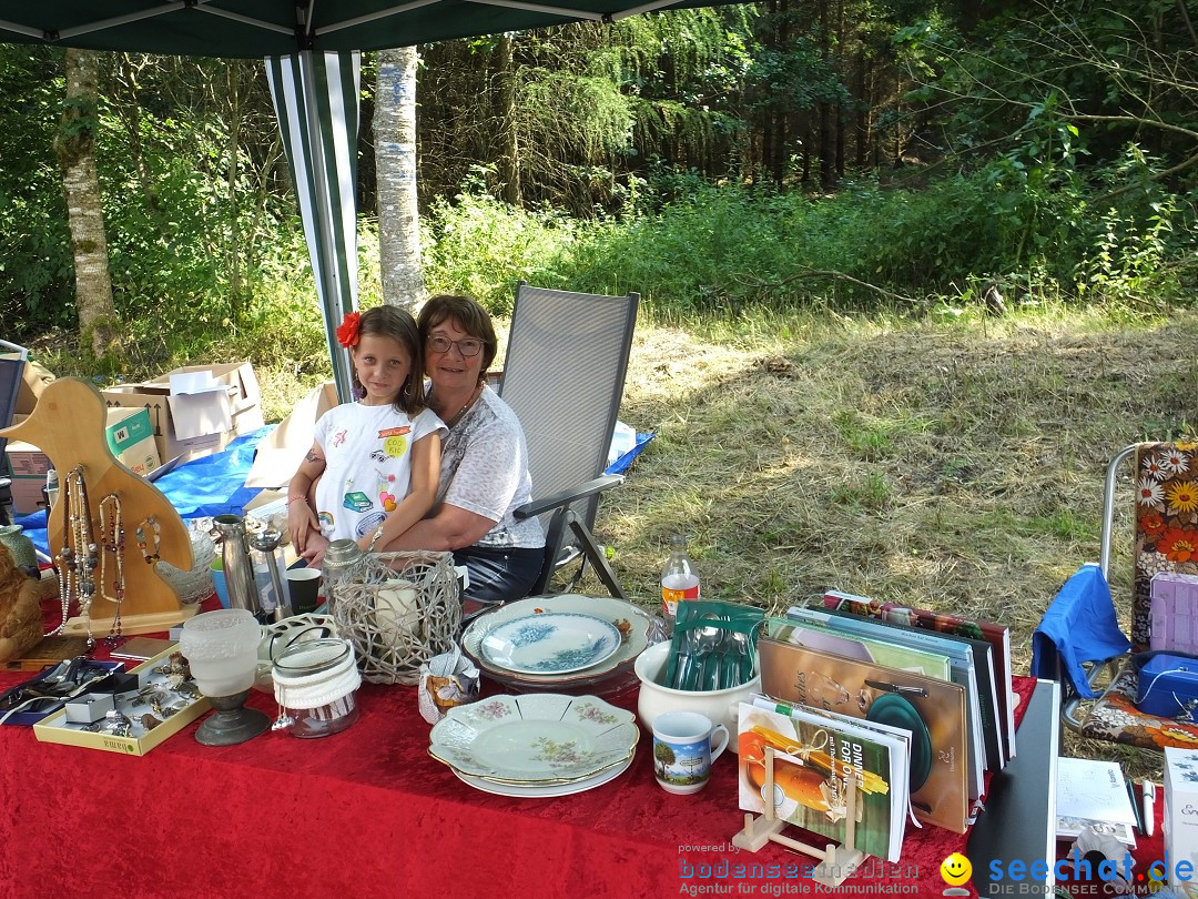 Waldflohmarkt: Mengen-Rosna, 07.07.2018