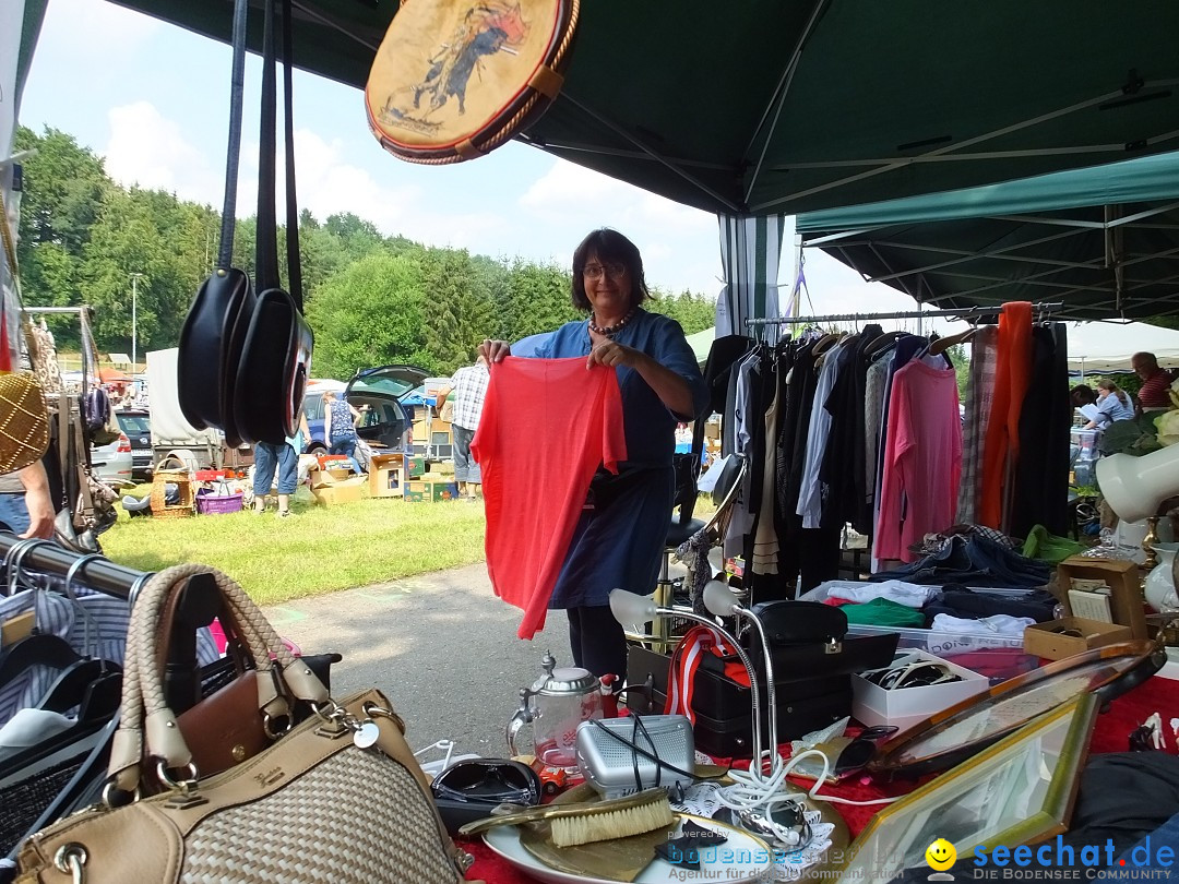 Waldflohmarkt: Mengen-Rosna, 07.07.2018