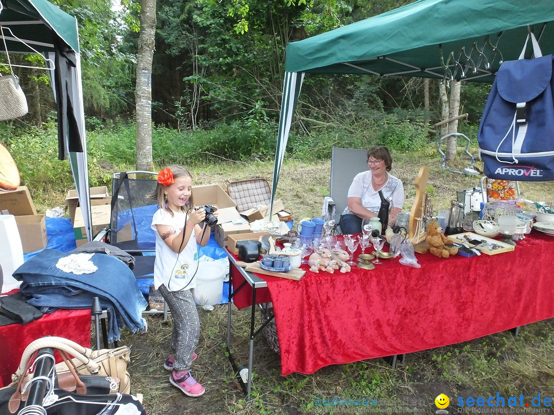 Waldflohmarkt: Mengen-Rosna, 07.07.2018