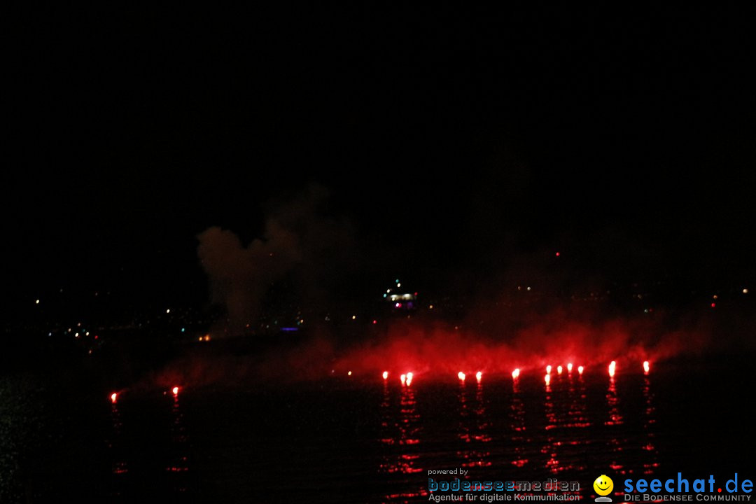 Seehasenfest mit Feuerwerk: Friedrichshafen am Bodensee, 14.07.2018